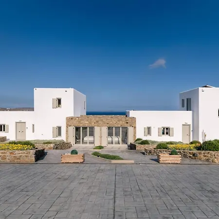 Luxury Mykonos - 3 Bedrooms - Estaffe - Amazing Agean Views - Wind Protected Alfresco Dining Area