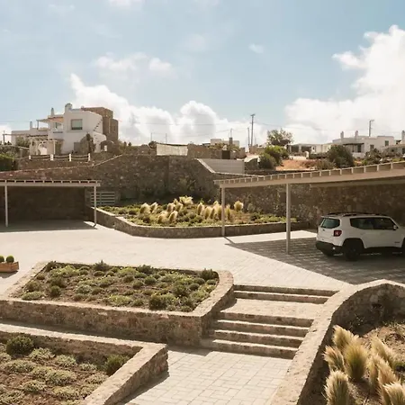 Luxury Mykonos - 3 Bedrooms - Estaffe - Amazing Agean Views - Wind Protected Alfresco Dining Area