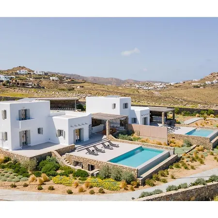 Luxury Mykonos - 3 Bedrooms - Estaffe - Amazing Agean Views - Wind Protected Alfresco Dining Area * 卡拉法蒂斯