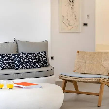 Luxury Mykonos - 3 Bedrooms - Estaffe - Amazing Agean Views - Wind Protected Alfresco Dining Area Villa